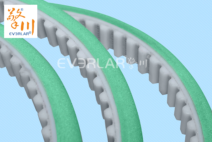PU同步帶加綠色圓弧發(fā)泡膠